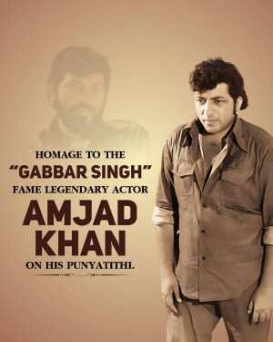 Amjad Khan Punyatithi