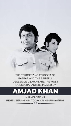Amjad Khan Punyatithi