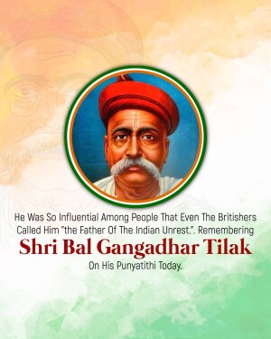 Bal Gangadhar Tilak Punyatithi