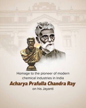 Prafulla Chandra Ray Jayanti
