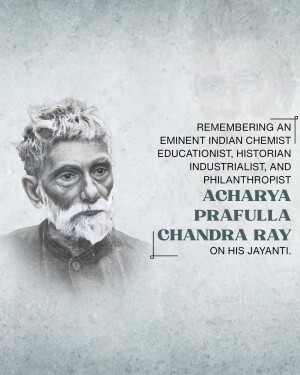 Prafulla Chandra Ray Jayanti