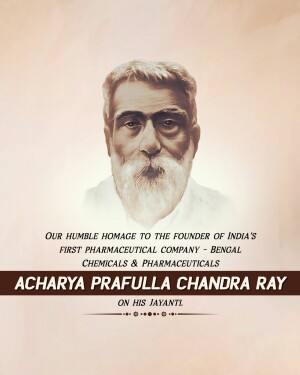 Prafulla Chandra Ray Jayanti