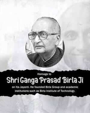 Ganga Prasad Birla Ji Jayanti