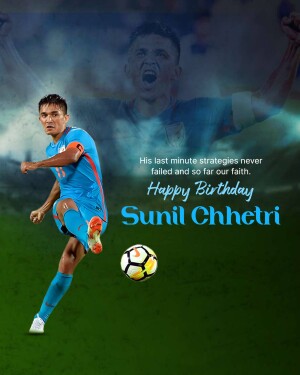 Sunil Chhetri Birthday