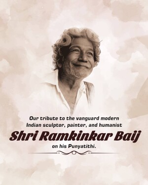Ramkinkar Baij Punyatithi