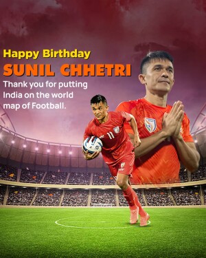 Sunil Chhetri Birthday