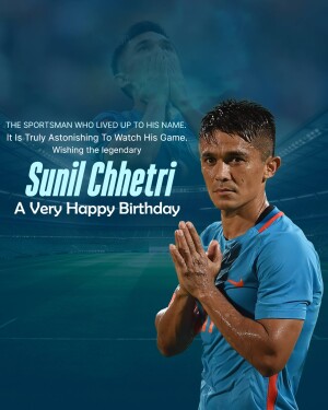Sunil Chhetri Birthday