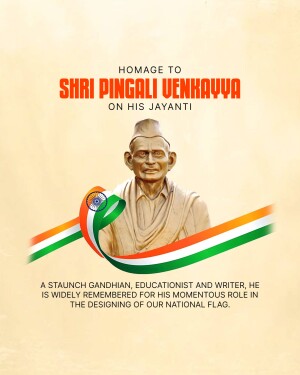 Pingali Venkayya Jayanti