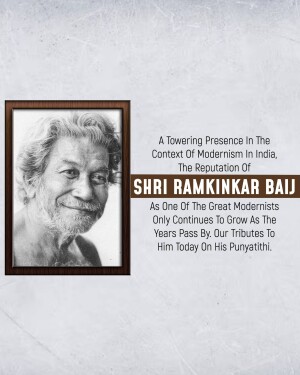 Ramkinkar Baij Punyatithi