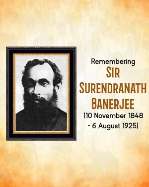 Sir Surendranath Banerjee Punyatithi