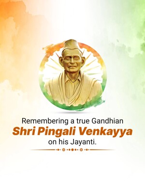 Pingali Venkayya Jayanti