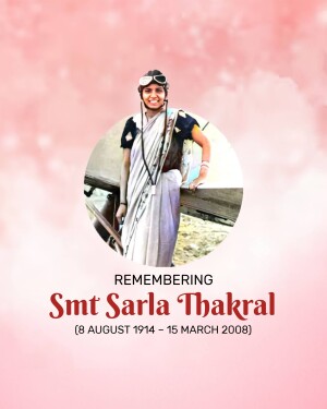 Sarla Thakral Ji Jayanti