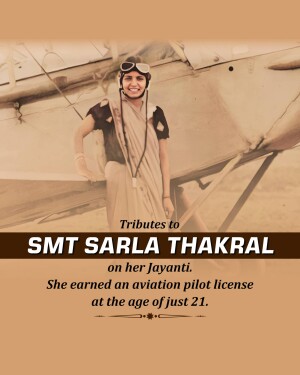 Sarla Thakral Ji Jayanti