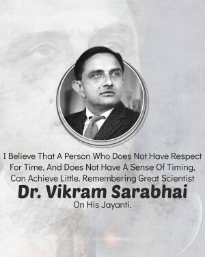 Vikram Sarabhai Jayanti