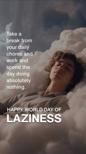World Day of Laziness