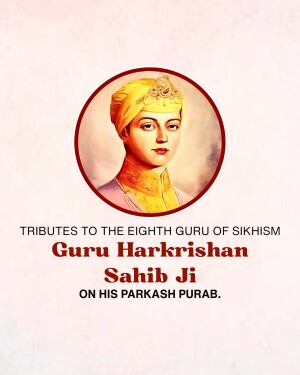 Guru Harkrishan Sahib Ji Prakash Parab