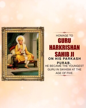 Guru Harkrishan Sahib Ji Prakash Parab