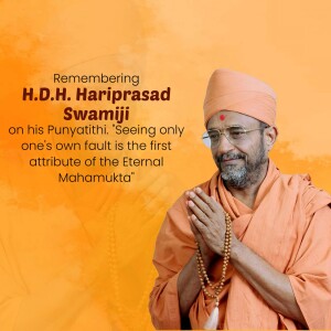 H.D.H. Hariprasad Swami Maharaj Punyatithi
