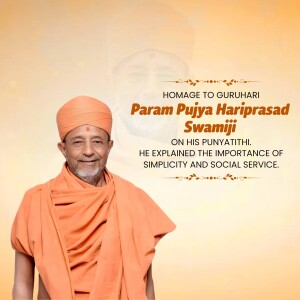 H.D.H. Hariprasad Swami Maharaj Punyatithi