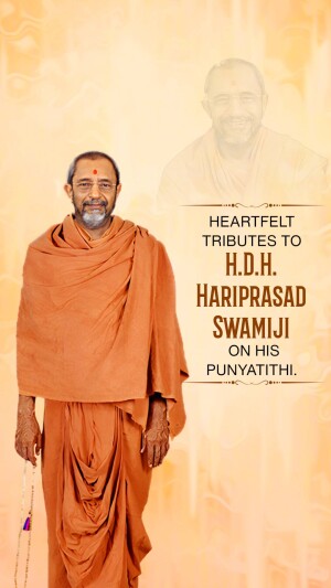 H.D.H. Hariprasad Swami Maharaj Punyatithi