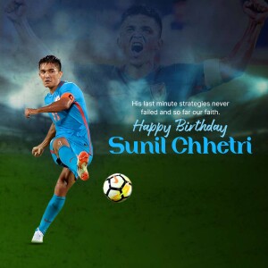 Sunil Chhetri Birthday