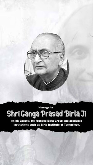 Ganga Prasad Birla Ji Jayanti