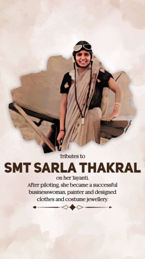 Sarla Thakral Ji Jayanti