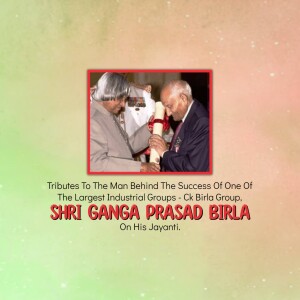 Ganga Prasad Birla Ji Jayanti