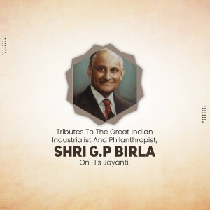 Ganga Prasad Birla Ji Jayanti