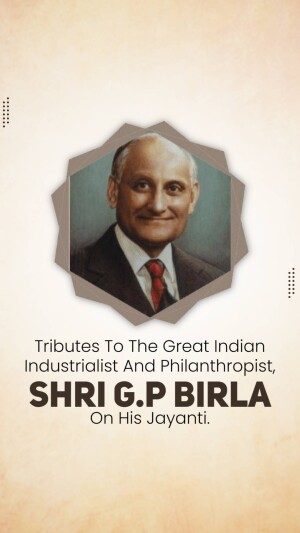 Ganga Prasad Birla Ji Jayanti