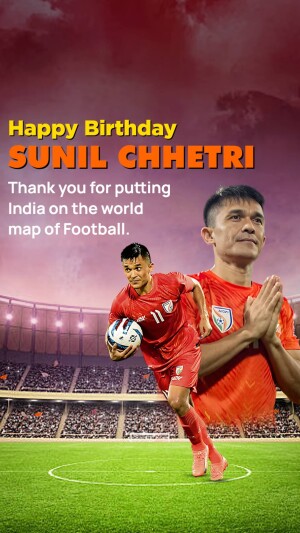 Sunil Chhetri Birthday