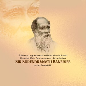 Sir Surendranath Banerjee Punyatithi