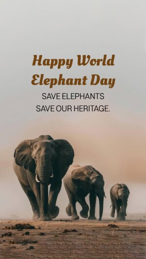 World Elephant Day