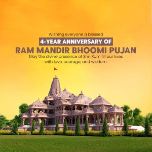 4 Years of Ram Mandir Bhoomi Pujan