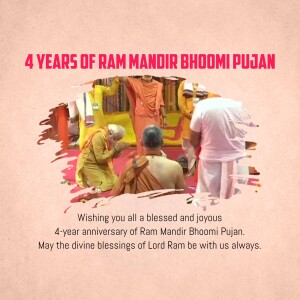 4 Years of Ram Mandir Bhoomi Pujan