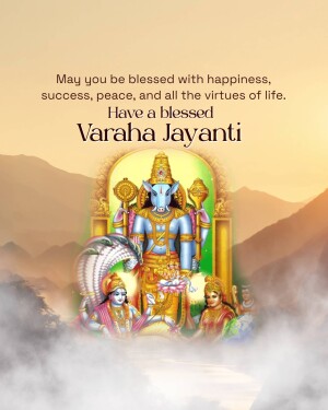 Varaha Jayanti