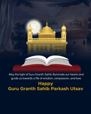Parkash Utsav Sri Guru Granth Sahib Ji