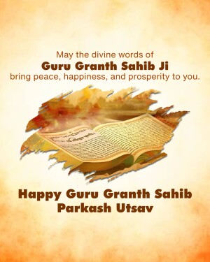 Parkash Utsav Sri Guru Granth Sahib Ji