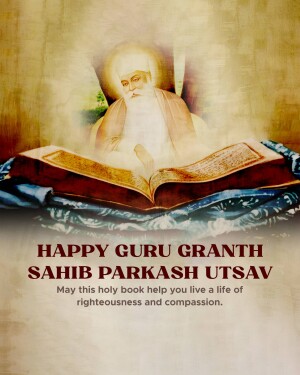 Parkash Utsav Sri Guru Granth Sahib Ji