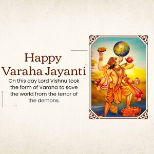 Varaha Jayanti