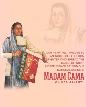 Bhikaiji Cama Jayanti