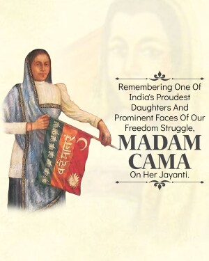 Bhikaiji Cama Jayanti