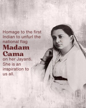 Bhikaiji Cama Jayanti