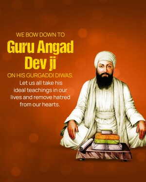 Guru Angad Dev Ji Gurgaddi Diwas