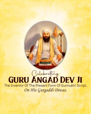 Guru Angad Dev Ji Gurgaddi Diwas