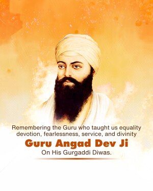 Guru Angad Dev Ji Gurgaddi Diwas