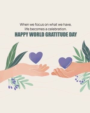 World Gratitude Day
