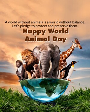 World Animal Day