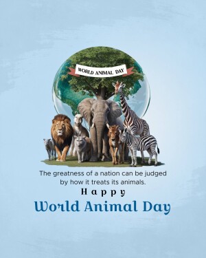 World Animal Day